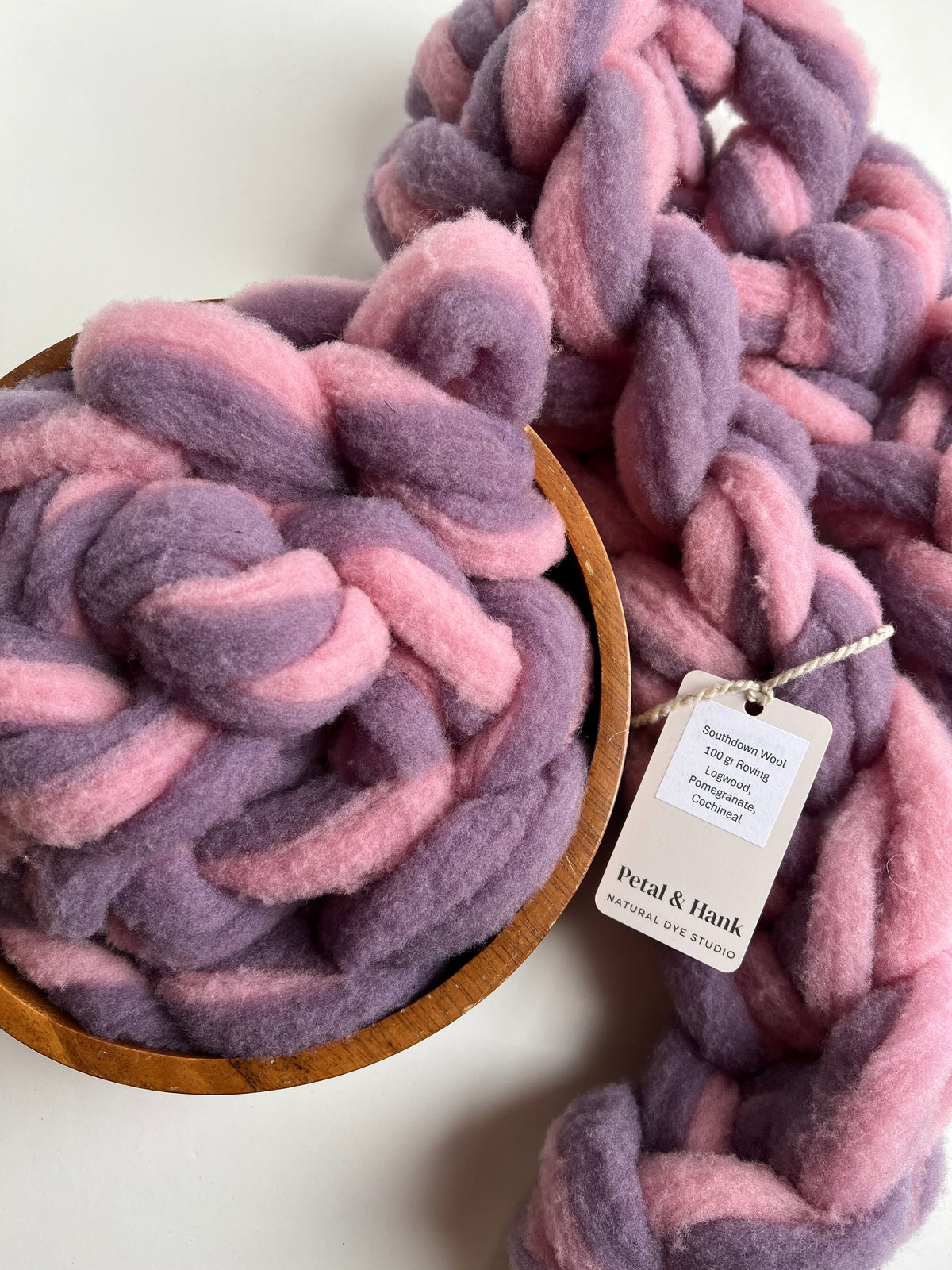 Roving - Southdown Purple/Pink