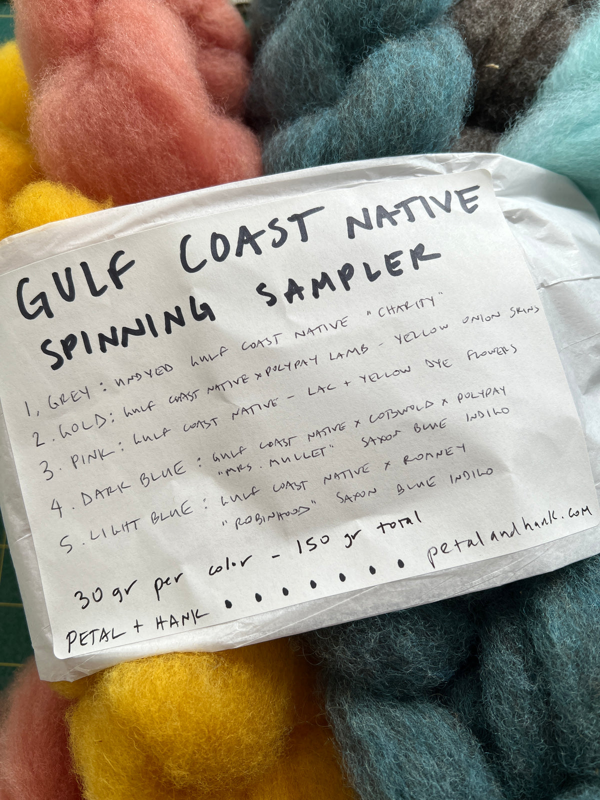 Roving - Gulf Coast Native Spinning Sampler
