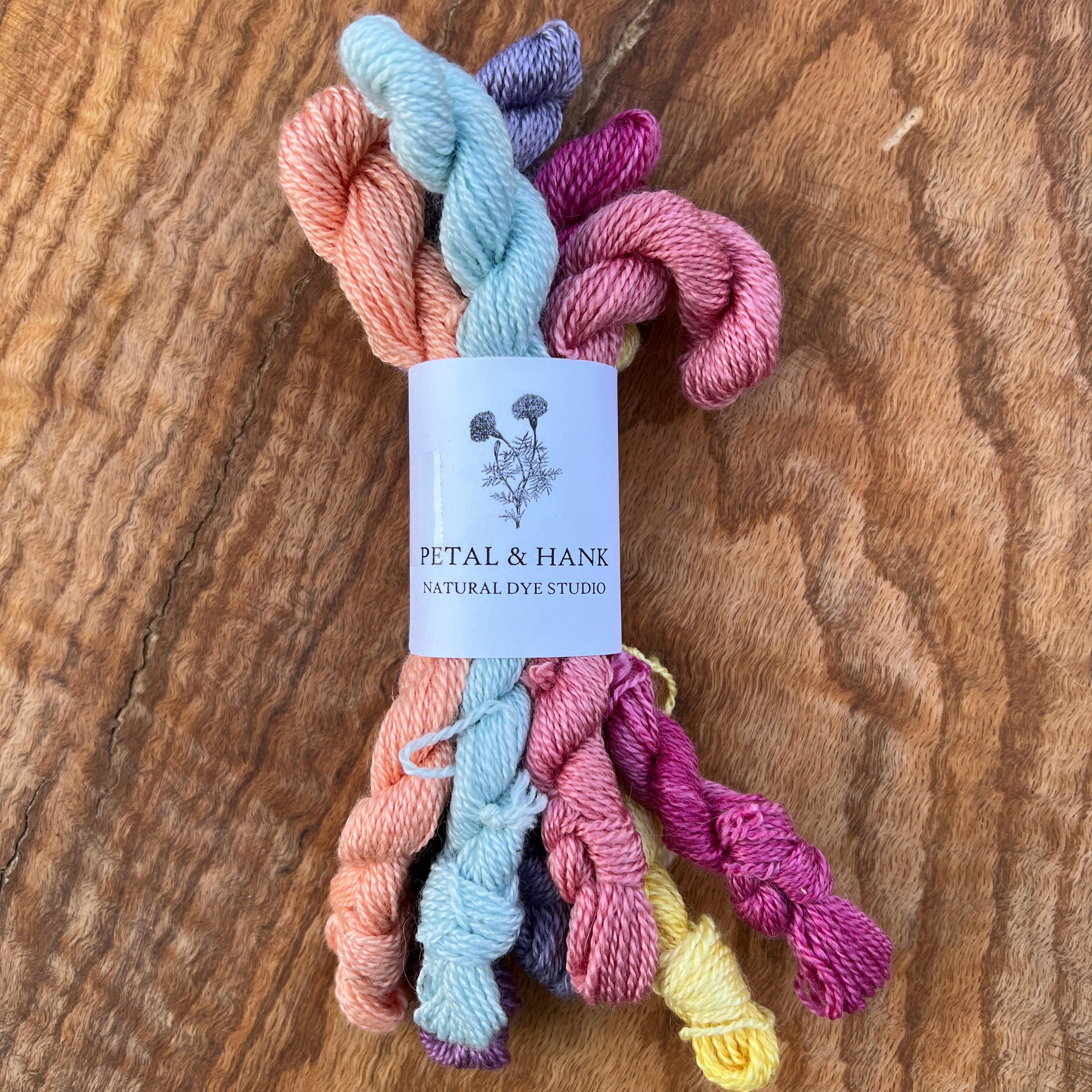 Visible Mending/Embroidery Yarn Set - Spring Flowers – Petal & Hank