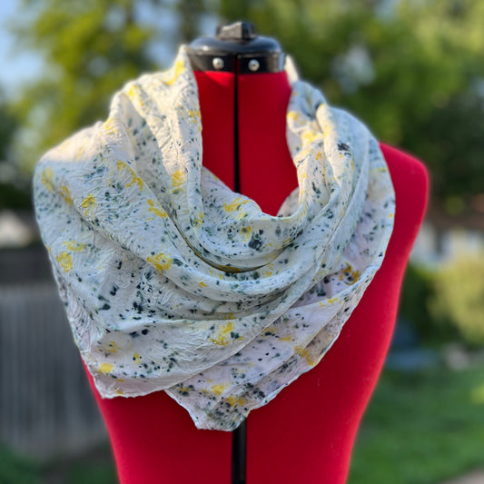 Naturally Dyed Silk Scarf - n.09