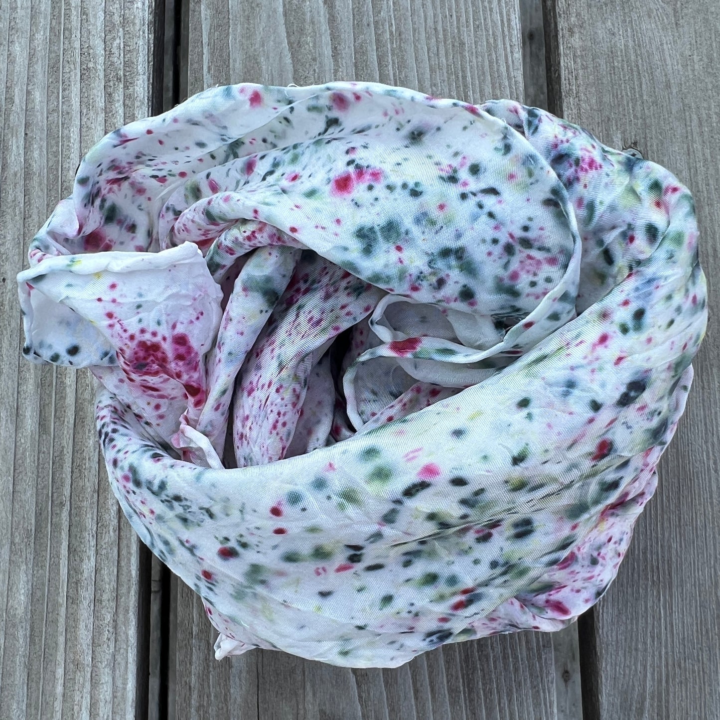 Naturally Dyed Silk Scarf - n.10